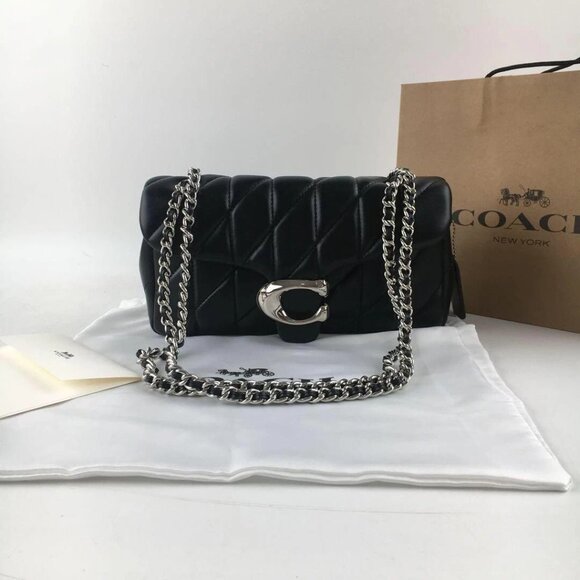 tabby Coach shoulder bag 26 with quilting - Picture 4 of 12